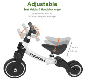 Tricycle pliable évolutif en draisienne 1-4 ans