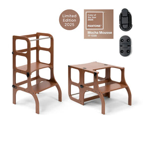 STEP’n’SIT • Tour d’apprentissage convertible 2-en-1 (tour + table)