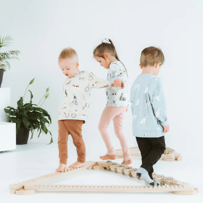 Poutre d’équilibre 3 pièces modulable TipiToo