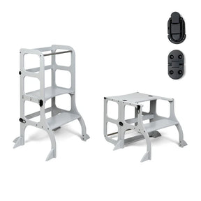 STEP’n’SIT • Tour d’apprentissage convertible 2-en-1 (tour + table)