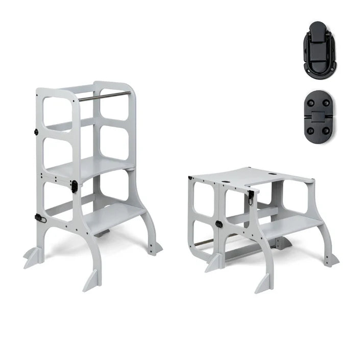 STEP’n’SIT • Tour d’apprentissage convertible 2-en-1 (tour + table)
