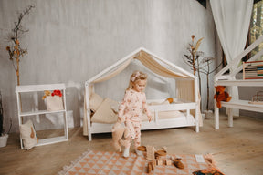 Lit cabane enfant 160x80cm en bois YappyHytte