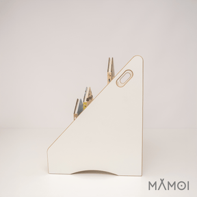 Bibliothèque enfant MAMOI Maxi – 5 tiroirs, bois naturel, 52×37×47 cm