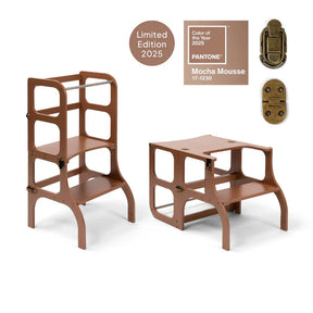 STEP’n’SIT • Tour d’apprentissage convertible 2-en-1 (tour + table)