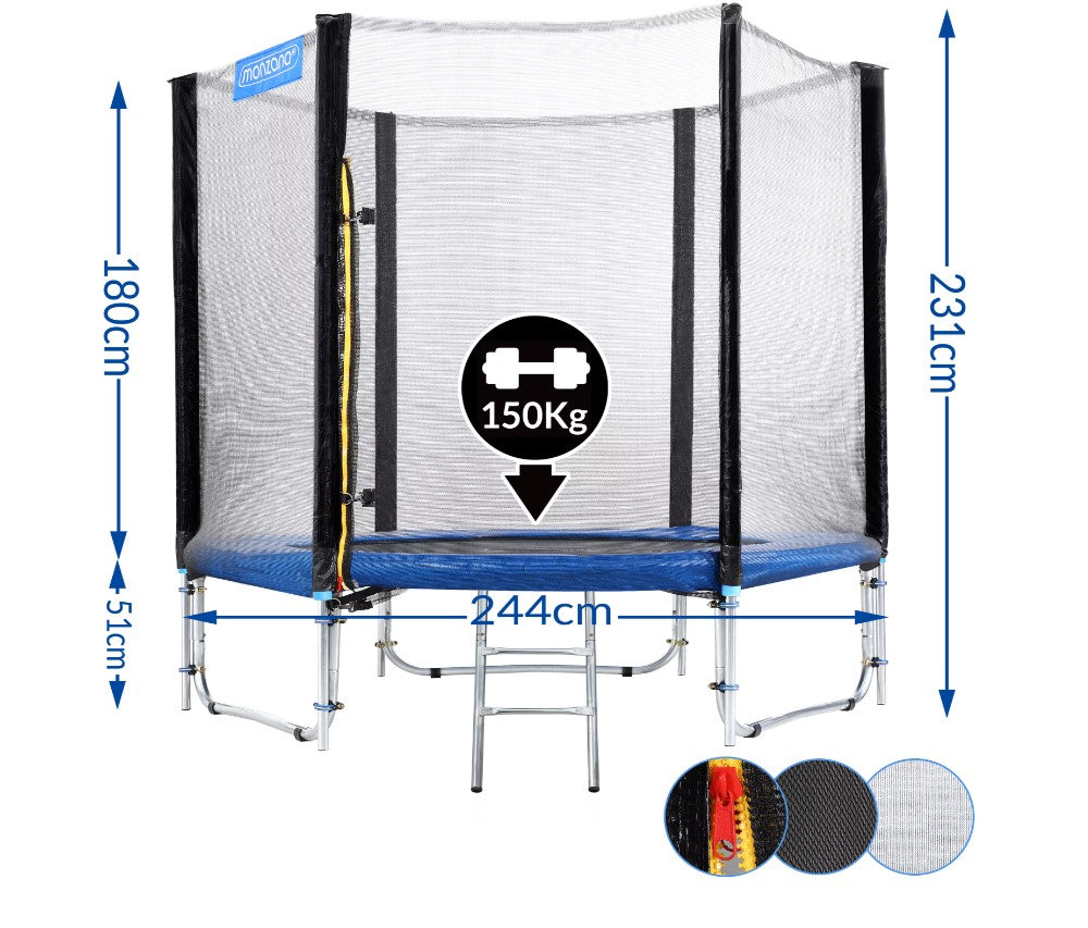 Trampoline enfants avec filet de sécurité