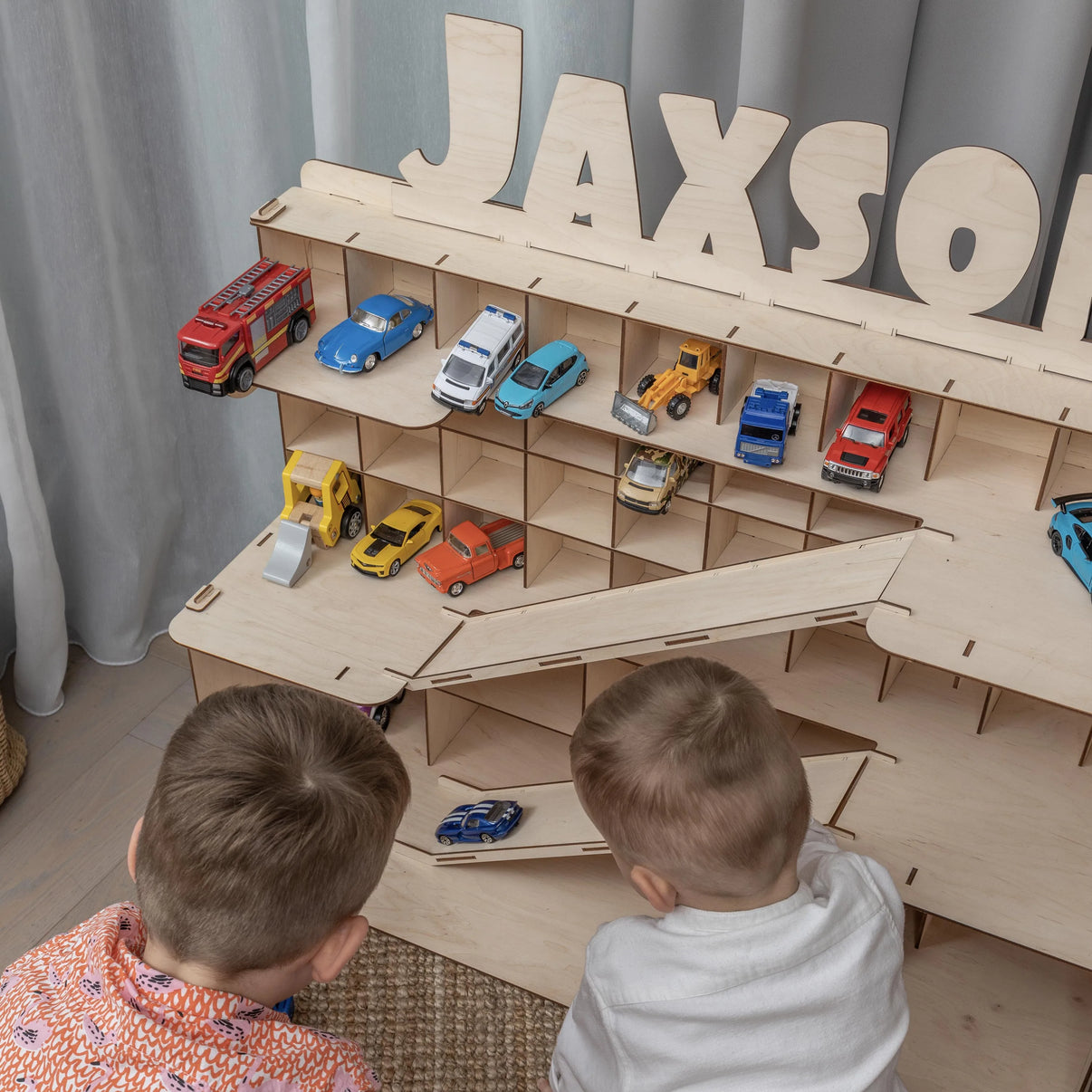 Garage en bois pour enfants à personnaliser