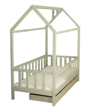 Lit cabane enfant en bois 80x160