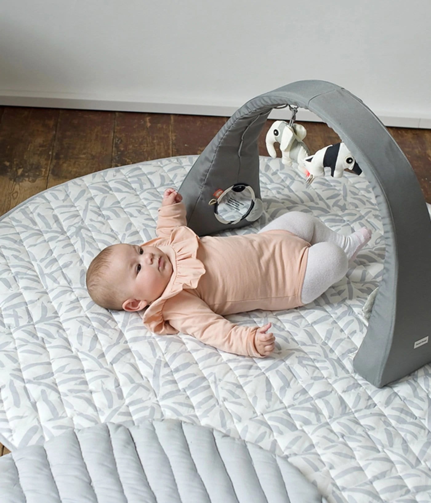 Tapis rond matelassé en coton biologique Toddlekind - Play Mats par Toddlekind