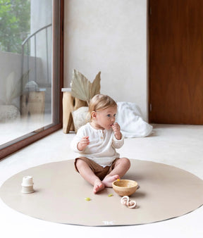 Tapis rond multifonctionnel Naturals Toddlekind - Play Mats par Toddlekind