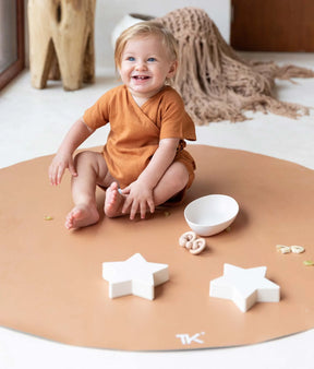 Tapis rond multifonctionnel Naturals Toddlekind - Play Mats par Toddlekind