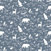 Papier peint animaux de la forêt bleu Pastelowe Love - Wallpapers par Pastelowe Love